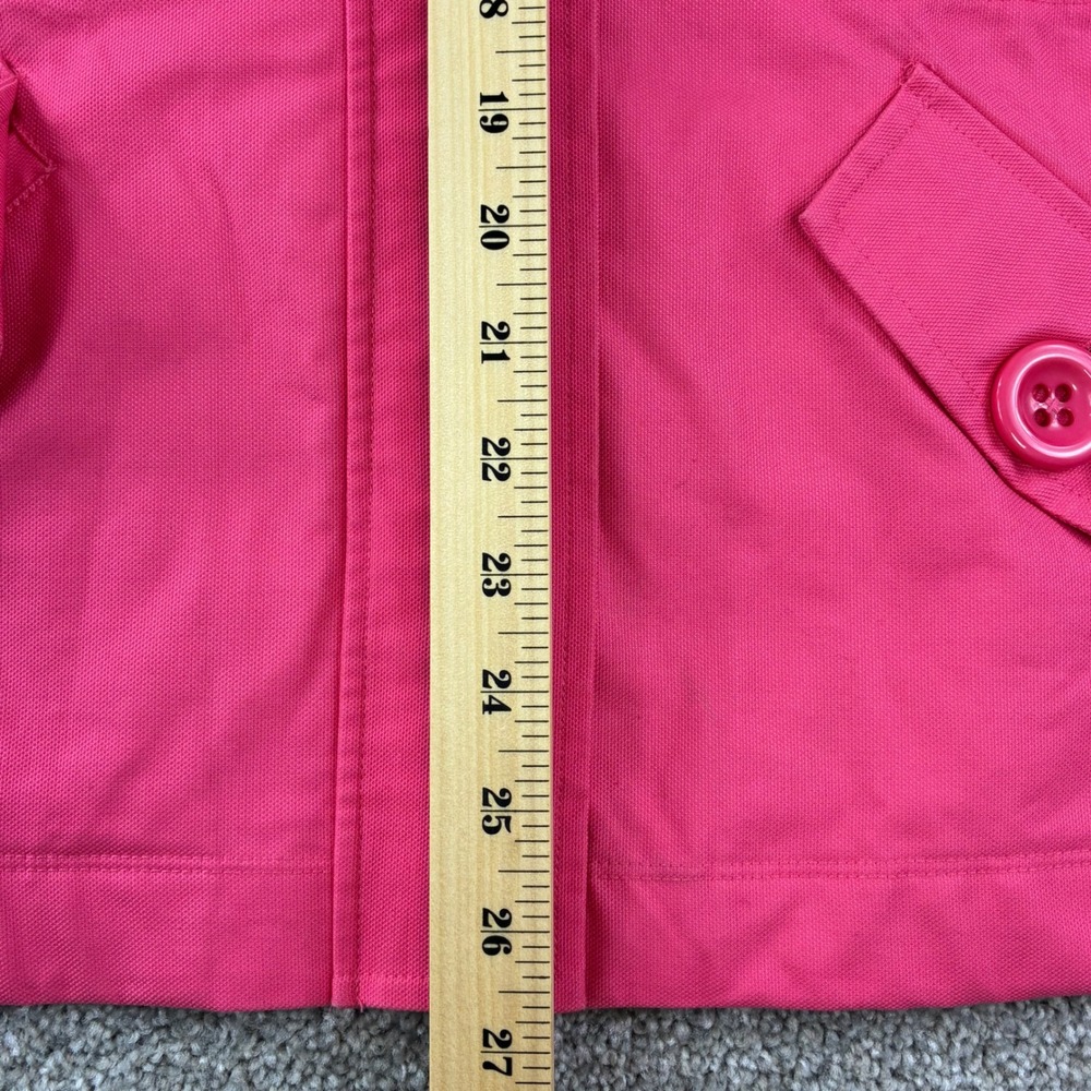 Jones New York Women's Jacket XL Bright Pink Utility Jacket Lightweight - Cute! - Picture 6 of 11